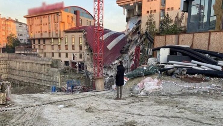 Küçükçekmece'de üniversite binası çöktü