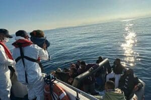 Muğla'nın Bodrum il&ccedil;esi a&ccedil;ıklarında, Yunanistan unsurlarınca T&uuml;rk kara sularına geri
