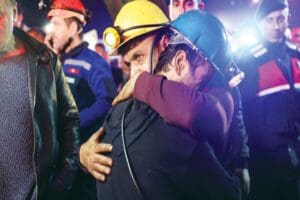 Bartın'ın Amasra il&ccedil;esinde 42 kişinin hayatını kaybettiği maden faciasında, iş&ccedil;ilere,