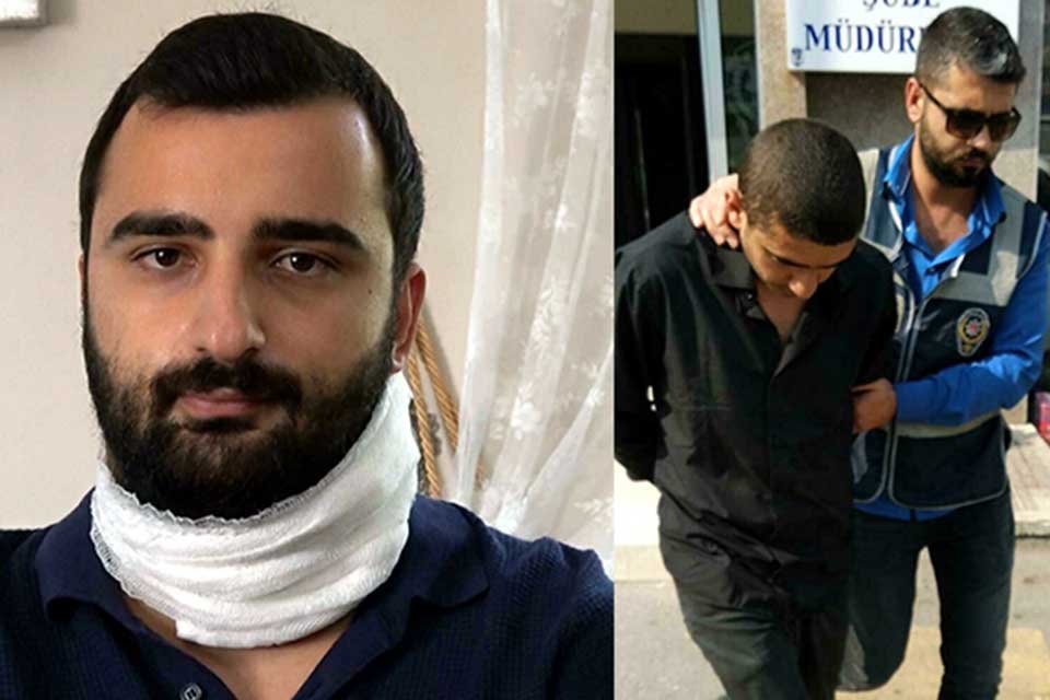 İZMİR'de asistan doktor Kadir Song&uuml;r'&uuml; (26) jiletle boynundan yaraladığı gerek&ccedil;esiyle
