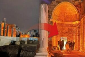 Antalya&rsquo;nın Manavgat il&ccedil;esinde bulunan&nbsp;Side Antik Kenti&rsquo;nde tarihi M.S. 150 yıllarına