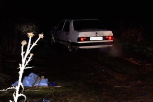 Manisa’nın Ahmetli ilçesinde, liseden arkadaş oldukları öğrenilen 4 genç, otomobil