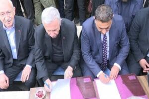 Millet İttifakı'nın Cumhurbaşkanı adayı ve CHP Genel Başkanı&nbsp;Kemal Kılı&ccedil;daroğlu&rsquo;nun ziyaret