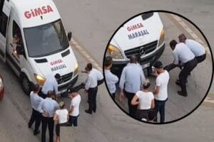 Ankara'da bir marketten 95 TL'lik alışveriş yapan Faris M. (73),