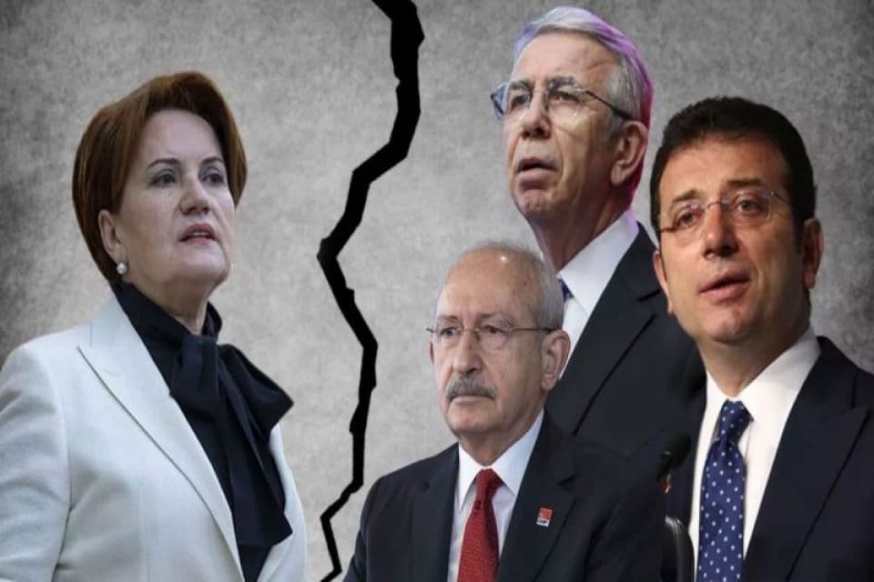 CHP lideri Kılı&ccedil;daroğlu'nun ortak cumhurbaşkanı adayı g&ouml;sterilmesine karşı &ccedil;ıkan İYİ