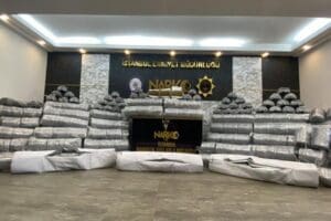 Meksika'dan İstanbul Ambarlı Limanı'na gelen bir gemide 1 ton 580
