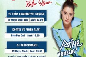 Menderes Belediyesi, 29 Ekim Cumhuriyet Bayramı dolayısıyla il&ccedil;e genelinde birbirinden