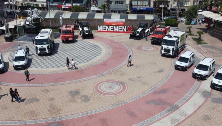 Menemen Belediyesi’nin araç filosu yenileniyor