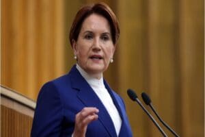 İYİ Parti lideri Meral Akşener, partisinin grup toplantısında konuşuyor. İYİ