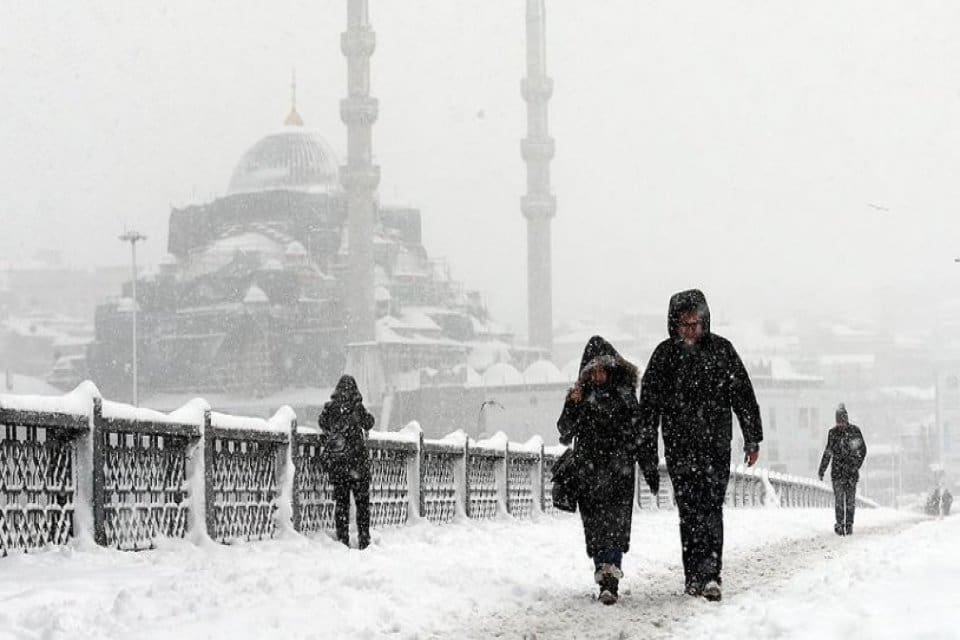 T&uuml;rkiye'nin 17 Mart Perşembe g&uuml;n&uuml;nden itibaren soğuk ve yağışlı havanın