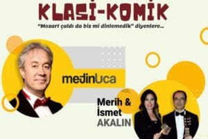 &Uuml;nl&uuml; sanat&ccedil;ı Metin Uca, m&uuml;zikal g&ouml;sterisi Klasi-Komik ile Bayraklı&rsquo;da seyirci