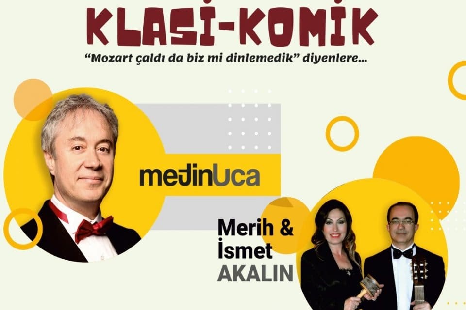 &Uuml;nl&uuml; sanat&ccedil;ı Metin Uca, m&uuml;zikal g&ouml;sterisi Klasi-Komik ile Bayraklı&rsquo;da seyirci