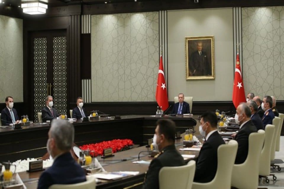 Milli G&uuml;venlik Kurulu (MGK), Cumhurbaşkanı Recep Tayyip Erdoğan başkanlığında toplandı.