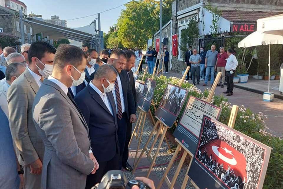 Milliyet&ccedil;i Hareket Partisi (MHP) Buca İl&ccedil;e Başkanlından anlamlı sergi. B&uuml;y&uuml;k