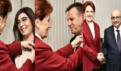 MHP’li 3 isim İYİ Parti’ye geçti, rozetlerini Akşener taktı