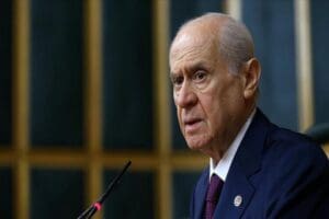 MHP Genel Başkanı Devlet Bah&ccedil;eli, bug&uuml;n İzmir'de HDP il binasına