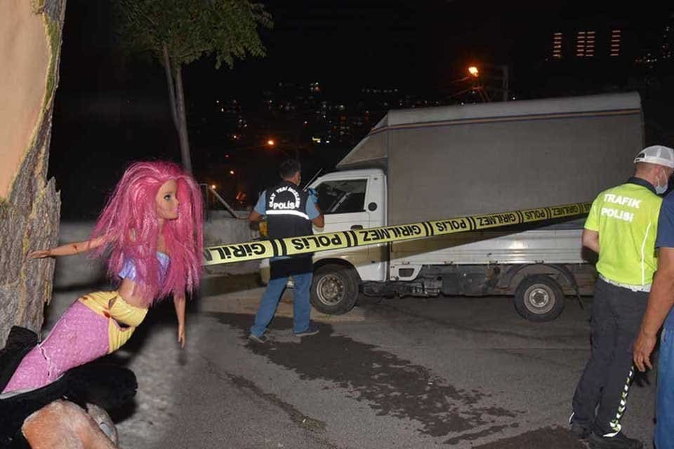 İzmir'in &Ccedil;iğli il&ccedil;esinde kaldırımda oynayan Mihrimah Gece Akalın&rsquo;ı (6) kullandığı