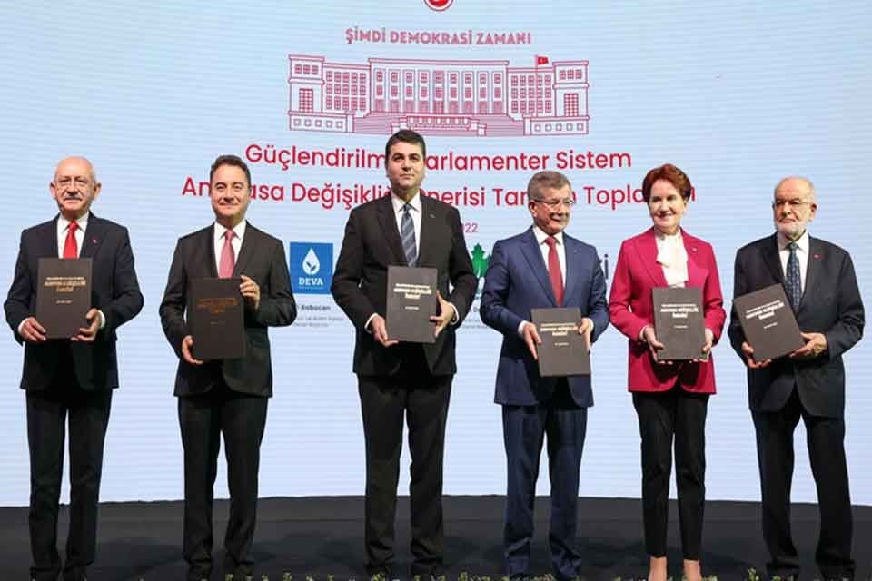 Millet İttifakı, Ortak Politikalar Mutabakat Metni&rsquo;ni bug&uuml;n a&ccedil;ıklanacak.&nbsp;Muhalefet liderleri,&nbsp;&ldquo;Ortak Politikalar