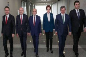 Millet İttifakı siyasi partilerinin liderleri; İYİ Parti Genel Başkanı Meral