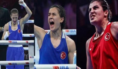 Milli boksörler Buse Naz Çakıroğlu, Hatice Akbaş ve Busenaz Sürmeneli dünya şampiyonu!