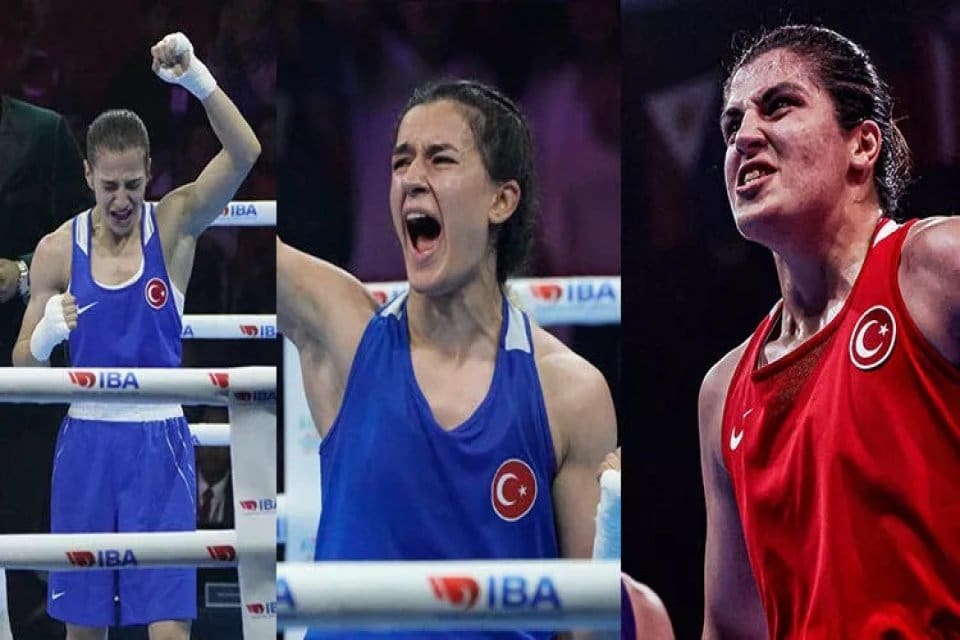 Buse Naz &Ccedil;akıroğlu, D&uuml;nya Kadınlar Boks Şampiyonası'nda 50 kiloda, Kolombiyalı