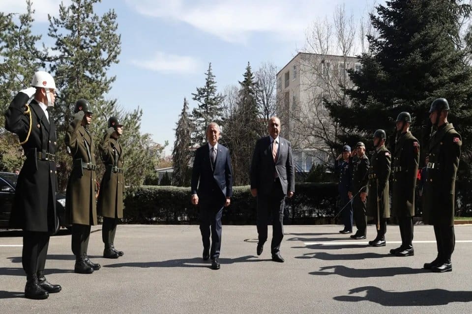 Milli Savunma Bakanı Hulusi Akar, Irak Savunma Bakanı Sabit Muhammed