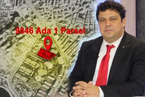 İzmir Karşıyaka Atakent’te, özel bir okula ait arazide yapılan plan