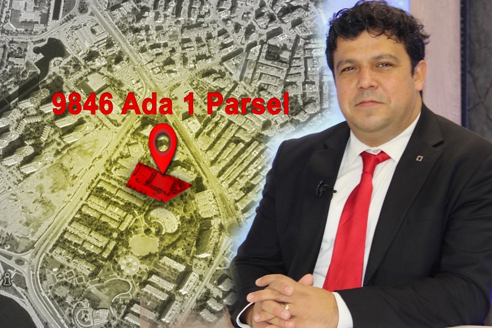 İzmir Karşıyaka Atakent’te, özel bir okula ait arazide yapılan plan