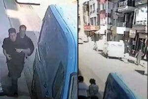 İzmir&rsquo;de Serkan Saltık&rsquo;ın (41), minib&uuml;s&uuml;nde silahlı saldırıda &ouml;ld&uuml;r&uuml;ld&uuml;ğ&uuml; anların&nbsp;g&uuml;venlik kamerasına