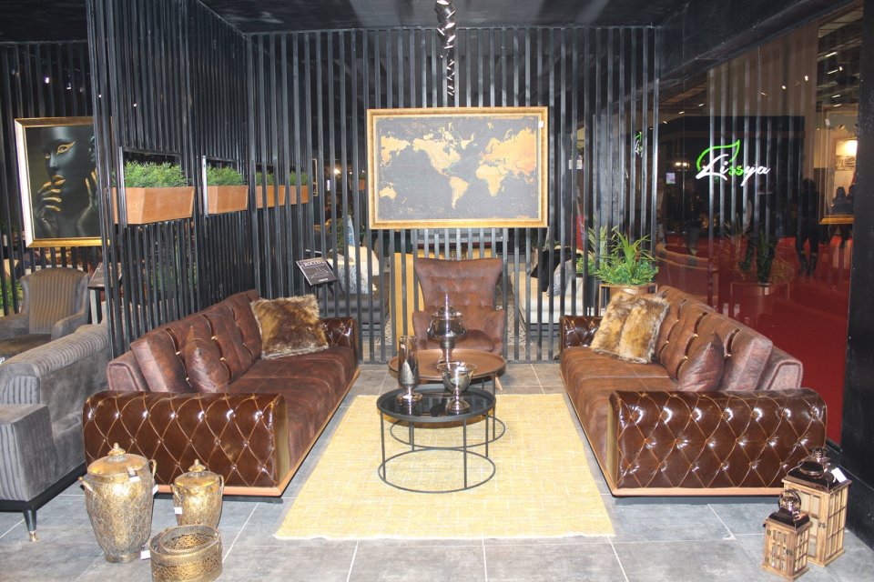 6 Nisan'da başlayacak MODEKO İzmir Mobilya Fuarı'nda sosyal mesafe d&uuml;zenlemesi,