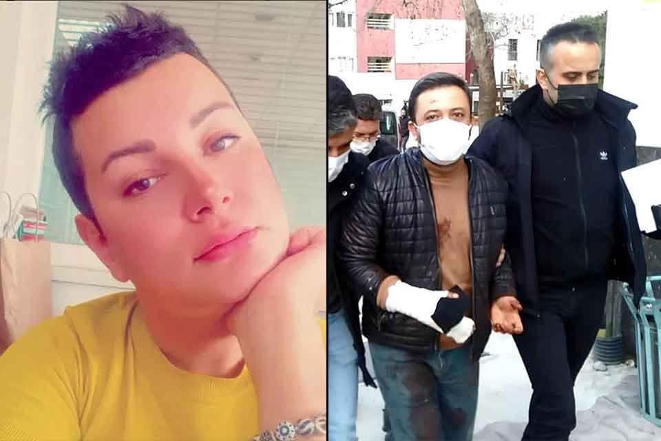 DENİZLİ'de moda tasarımcısı Emre Coşgun'un (34) kendisine ait otomobilde Onur
