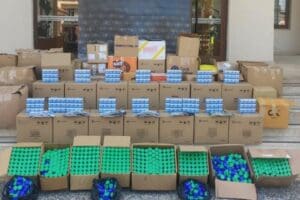 Muğla'nın Fethiye il&ccedil;esinde, polisin d&uuml;zenlediği operasyonda 8 bin 700 sahte