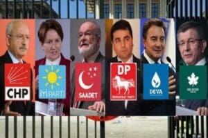 CHP, İYİ Parti, Saadet Partisi, Demokrat Parti, Gelecek ve DEVA