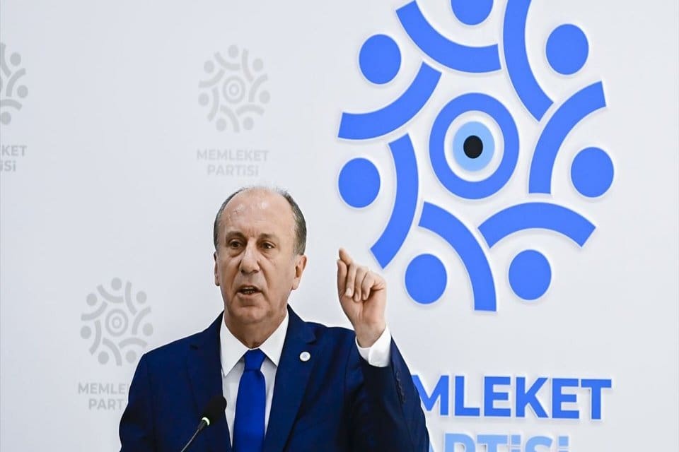 Memleket Partisi Genel Başkanı Muharrem&nbsp;İnce, g&uuml;ndeme dair konuştu. İnce, anket