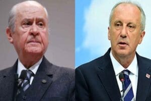 Memleket Partisi Genel Başkanı Muharrem İnce, MHP Genel Başkanı Devlet