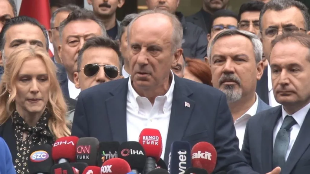 Muharrem İnce'nin adaylıktan çekilmesine ilişkin evraklar YSK'ya teslim edildi