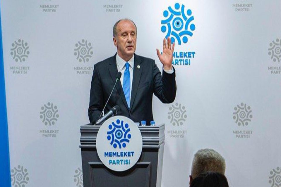 Milli Gazete'nin haberine göre; Memleket Partisi kulislerinde Muharrem İnce'nin herhangi