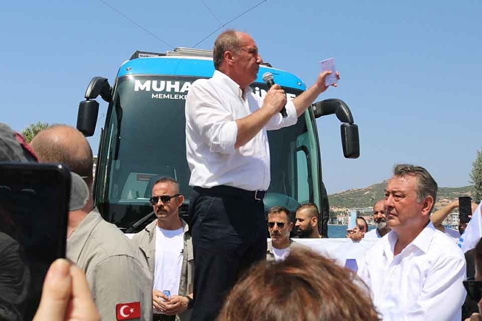 MEMLEKET Partisi Genel Başkanı Muharrem İnce, "T&uuml;rkiye'ye yeni bir se&ccedil;enek