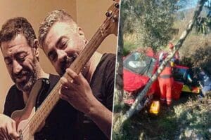 Muğla'da trafik kazasında yaşamını yitiren m&uuml;zisyen Hakan Yelbiz (47) ile
