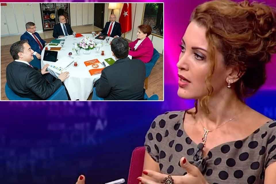 Gazeteci Nagehan Al&ccedil;ı, 6&rsquo;lı masanın cumhurbaşkanı adayının ilk defa liderler