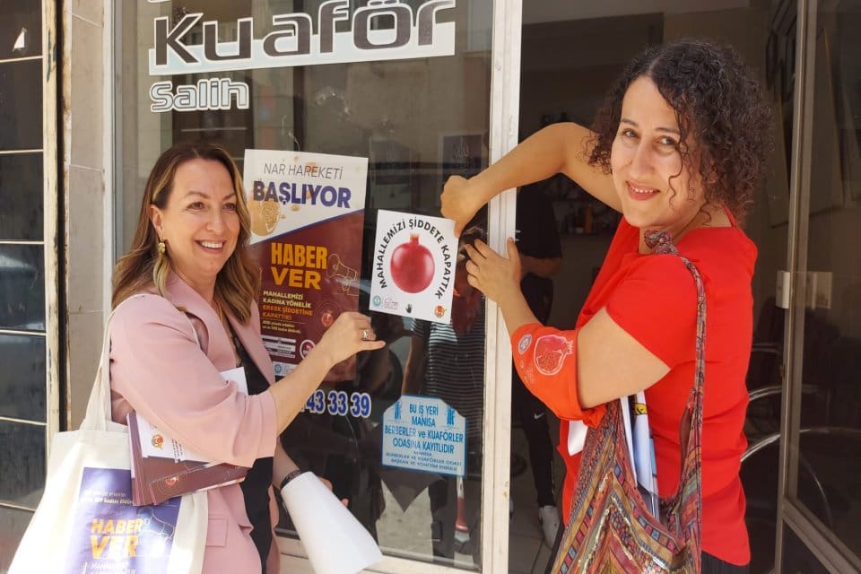İzmir Gazeteciler Cemiyeti (İGC), &lsquo;Şiddete Karşı Medya İletişim Projesi-NAR&rsquo; mahalle