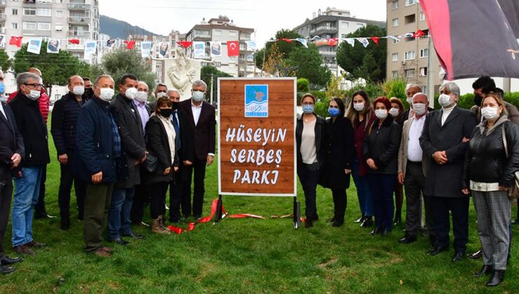Narlıdere’de Hüseyin Serbeş Parkı açıldı!