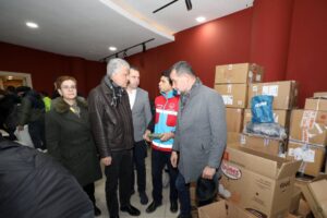 Narlıdere Belediyesi&rsquo;nin, Kahramanmaraş merkezli 7.7 ve 7.6 b&uuml;y&uuml;kl&uuml;ğ&uuml;ndeki iki depremin