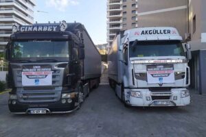 Narlıdere Belediyesi&rsquo;nin başlattığı bağış kampanyası kapsamında 2 tır malzeme daha