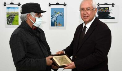 Nasreddin Hoca Yarışması'nın karikatürleri Karabağlar'da