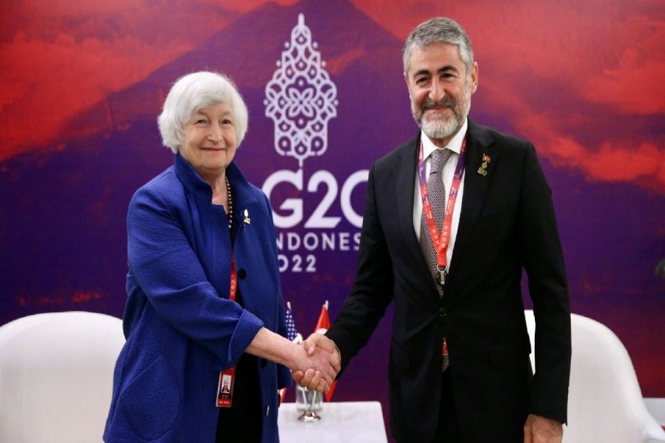 Hazine ve Maliye Bakanı Nureddin Nebati, Endonezya&rsquo;da d&uuml;zenlenen G20 Maliye