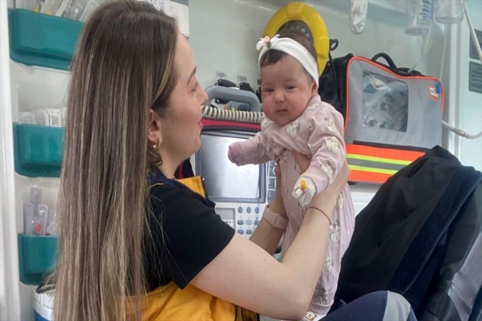 &nbsp; Pendik'te boş bir arazide bulunduktan sonra Acil Tıp Teknisyeni