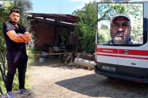 AYDIN'ın Karacasu il&ccedil;esinde &Uuml;mit &Ccedil;aka (59), oğlu Orhan &Ccedil;aka'yi (20)