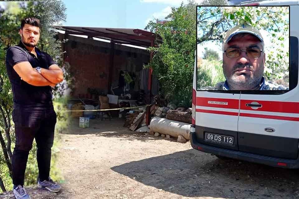 AYDIN'ın Karacasu il&ccedil;esinde &Uuml;mit &Ccedil;aka (59), oğlu Orhan &Ccedil;aka'yi (20)