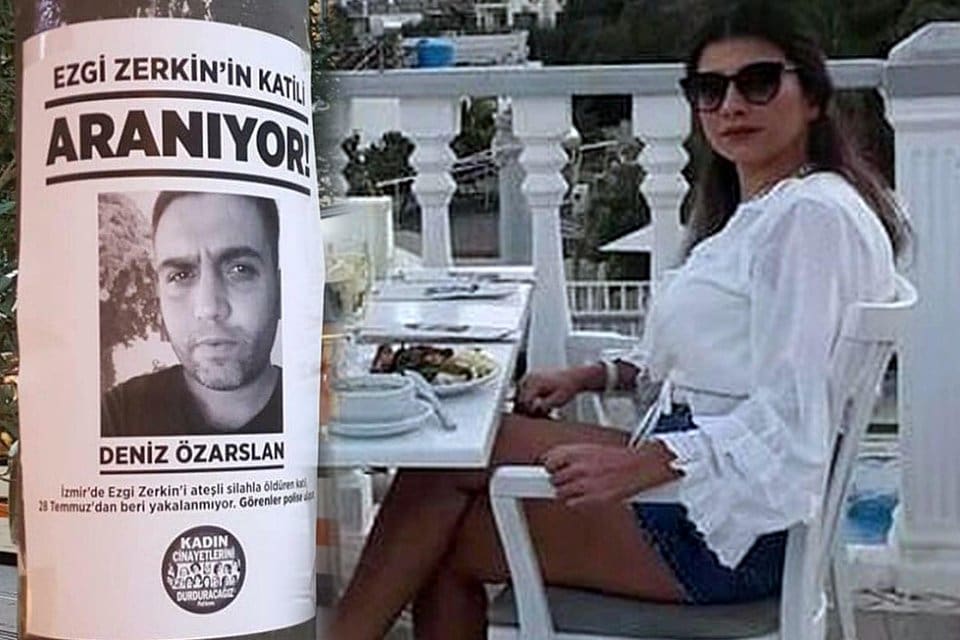 İzmir'de, boşanma aşamasındaki eşi Ezgi &Ouml;zarslan'ı (31) tabancayla &ouml;ld&uuml;r&uuml;p ka&ccedil;an